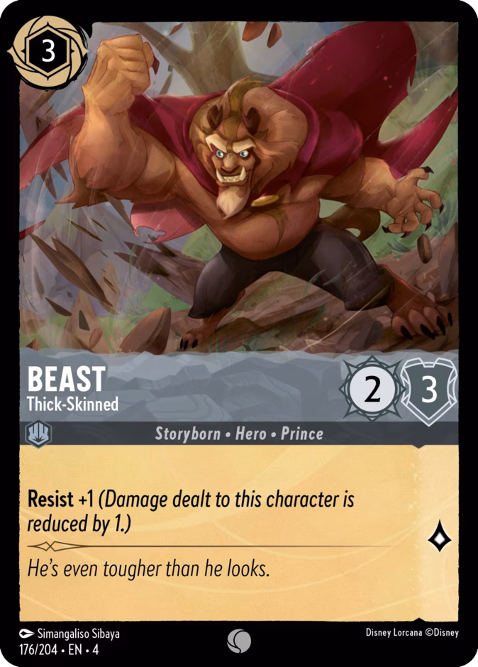 Beast - Thick-Skinned 4-176 Lorcana card