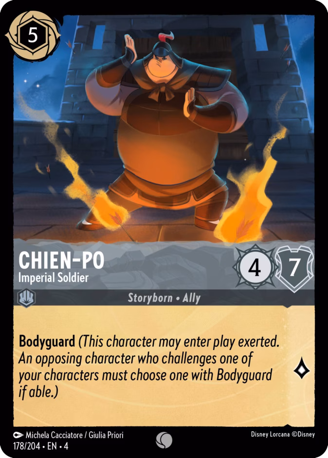 Chien-Po - Imperial Soldier 4-178 Lorcana card