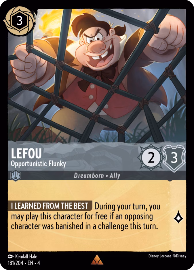 LeFou - Opportunistic Flunky 4-181 Lorcana card