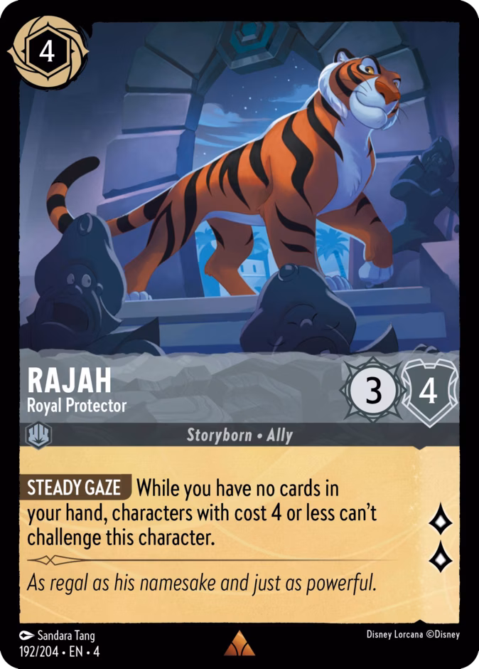 Rajah - Royal Protector 4-192 Lorcana card