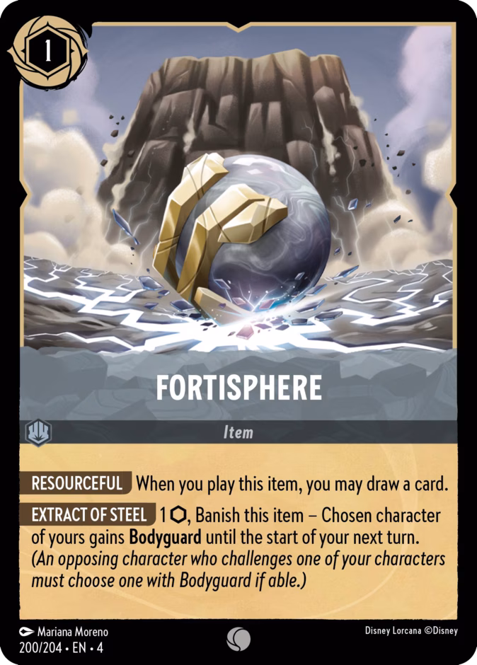 Fortisphere 4-200 Lorcana card