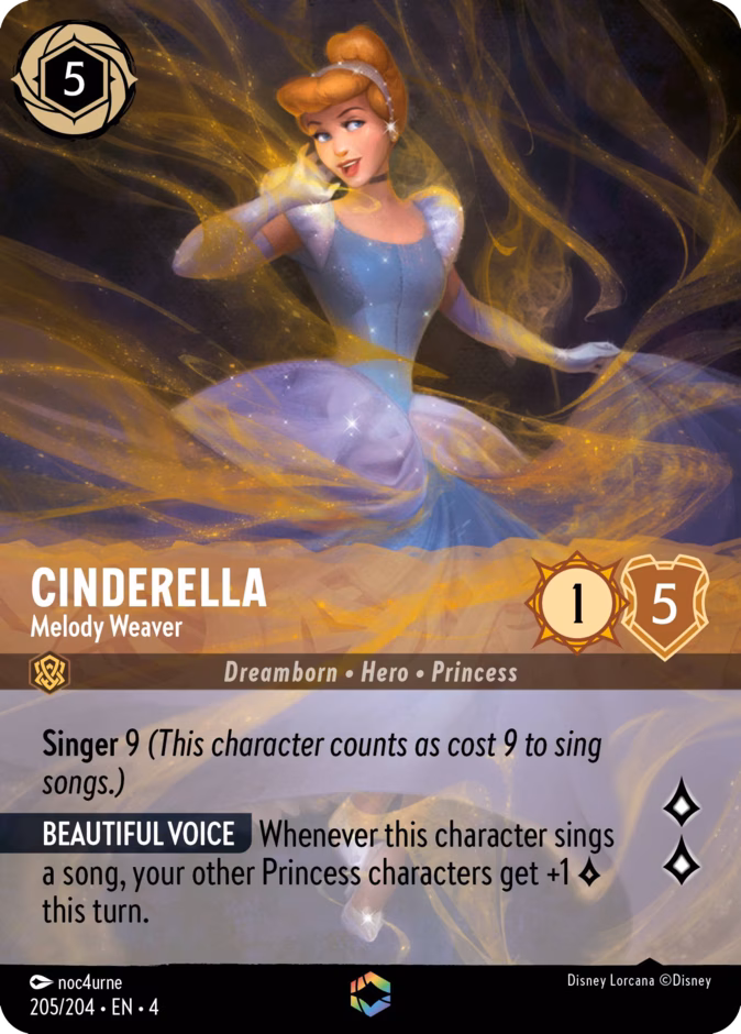 Cinderella - Melody Weaver 4-205 Lorcana card