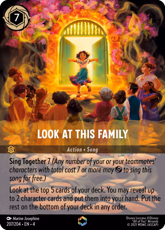 Look at This Family 4-207 Lorcana card