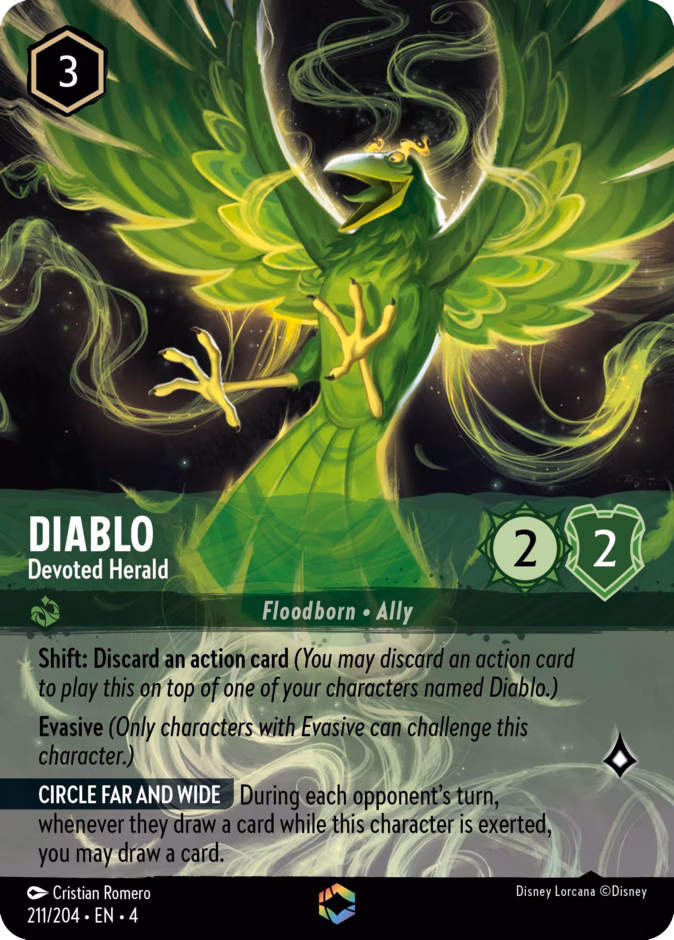 Diablo - Devoted Herald 4-211 Lorcana card