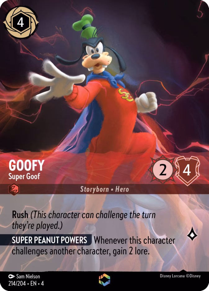 Goofy - Super Goof 4-214 Lorcana card