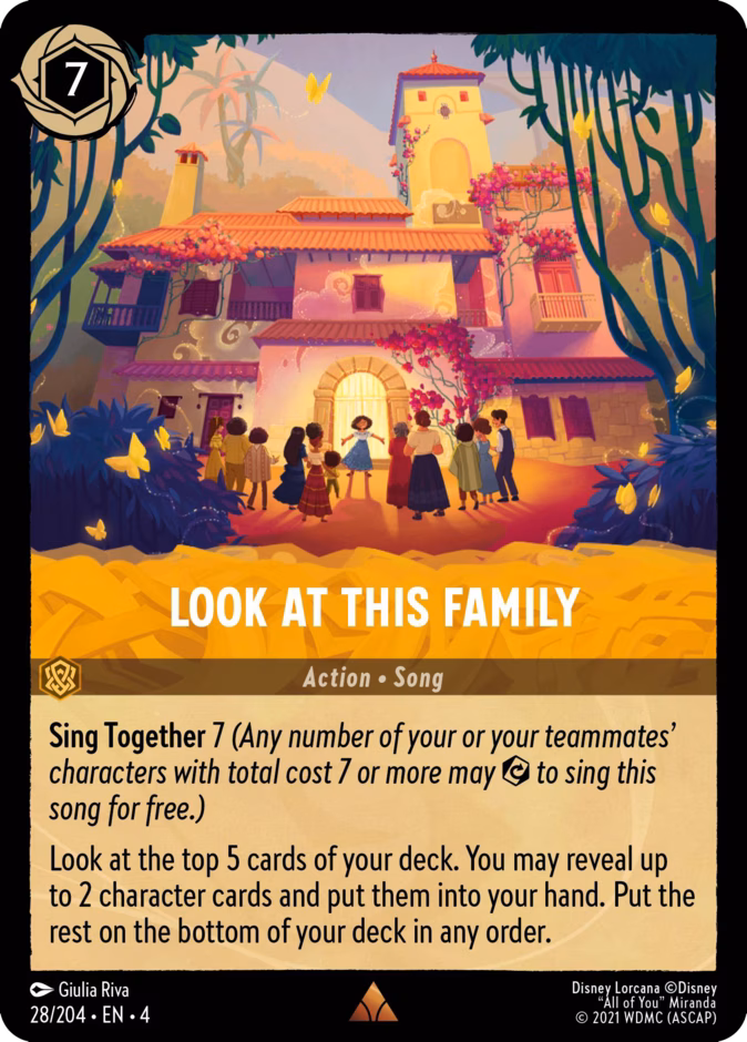 Look at This Family 4-28 Lorcana card
