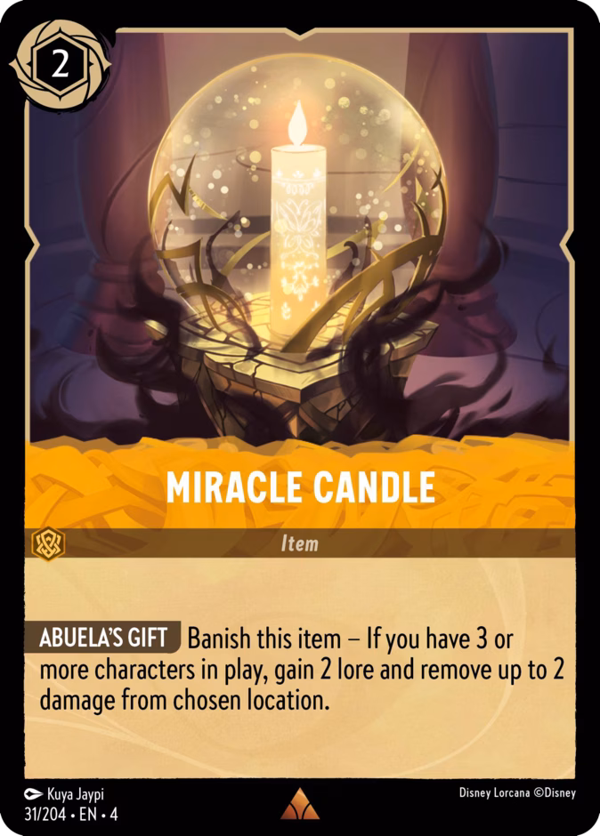Miracle Candle 4-31 Lorcana card