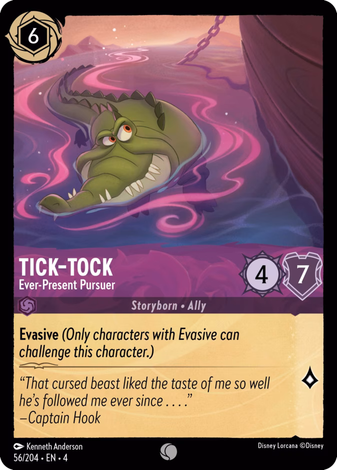 Tick-Tock - Ever-Present Pursuer 4-56 Lorcana card