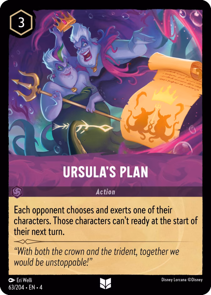 Ursula’s Plan 4-63 Lorcana card