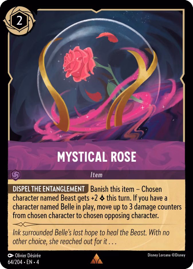 Mystical Rose 4-64 Lorcana card