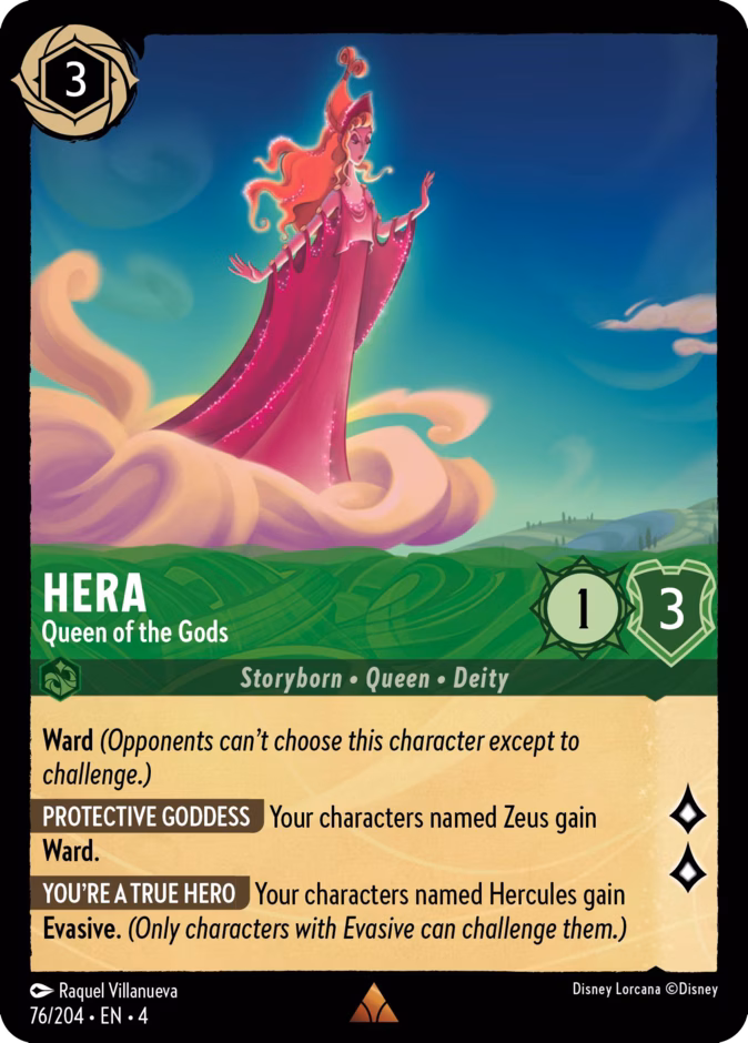 Hera - Queen of the Gods 4-76 Lorcana card