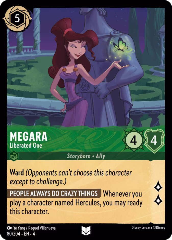 Megara - Liberated One 4-80 Lorcana card