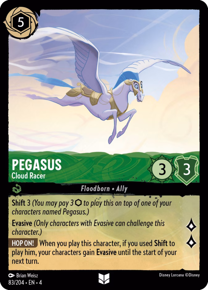 Pegasus - Cloud Racer 4-83 Lorcana card