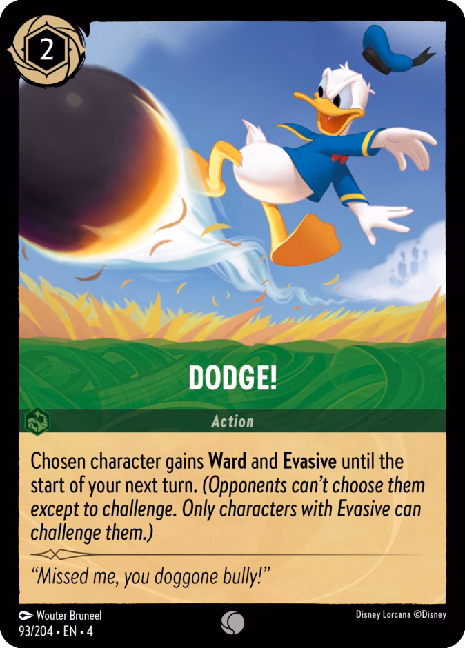 Dodge! 4-93 Lorcana card