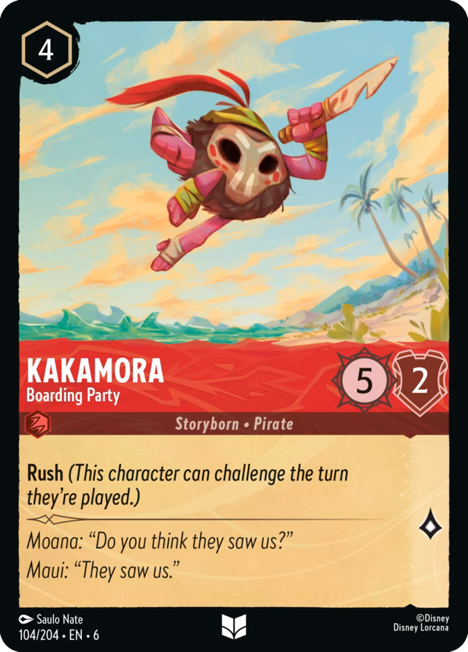 Kakamora - Boarding Party 6-104 Lorcana card