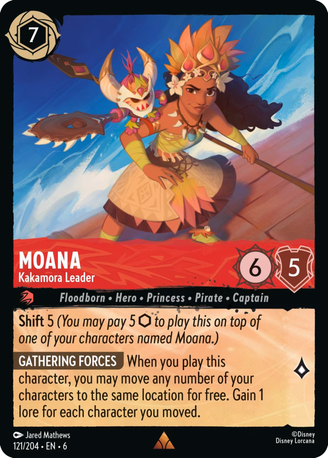 Moana - Kakamora Leader 6-121 Lorcana card