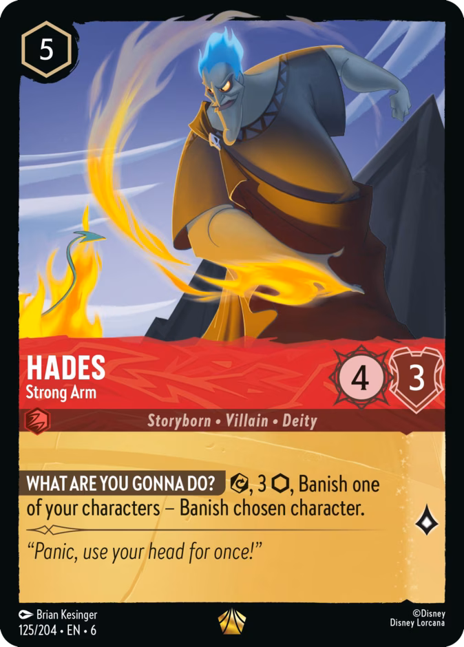 Hades - Strong Arm 6-125 Lorcana card