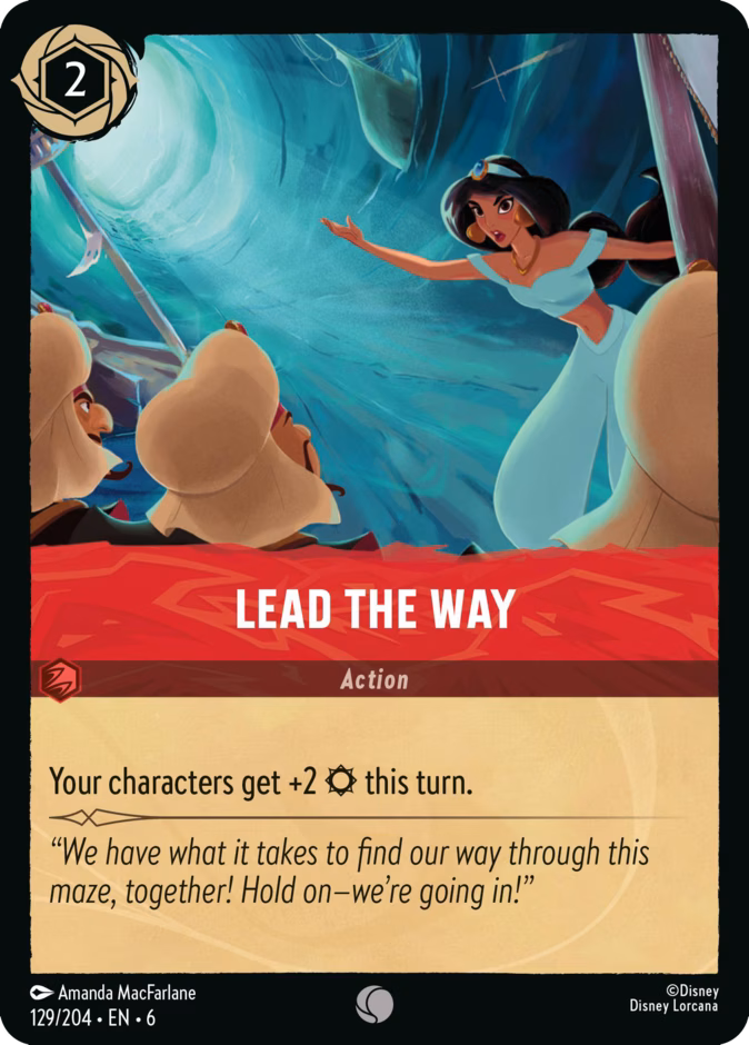 Lead the Way 6-129 Lorcana card