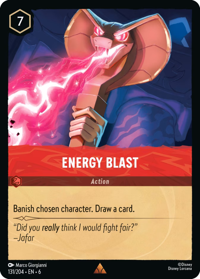 Energy Blast 6-131 Lorcana card