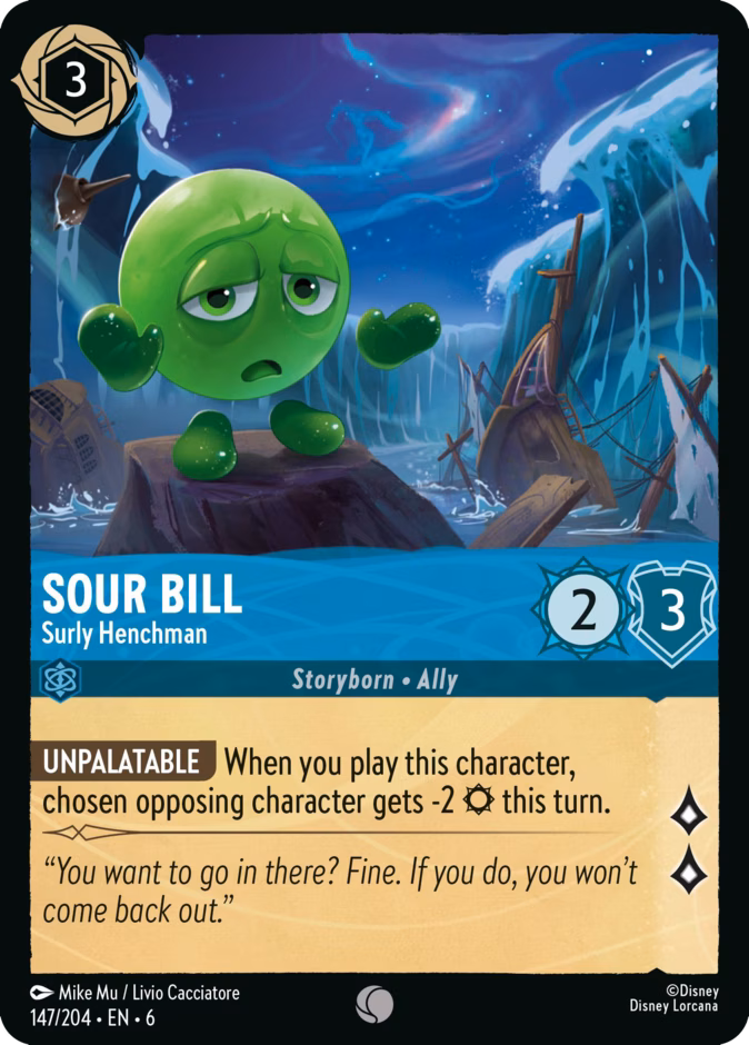 Sour Bill - Surly Henchman 6-147 Lorcana card