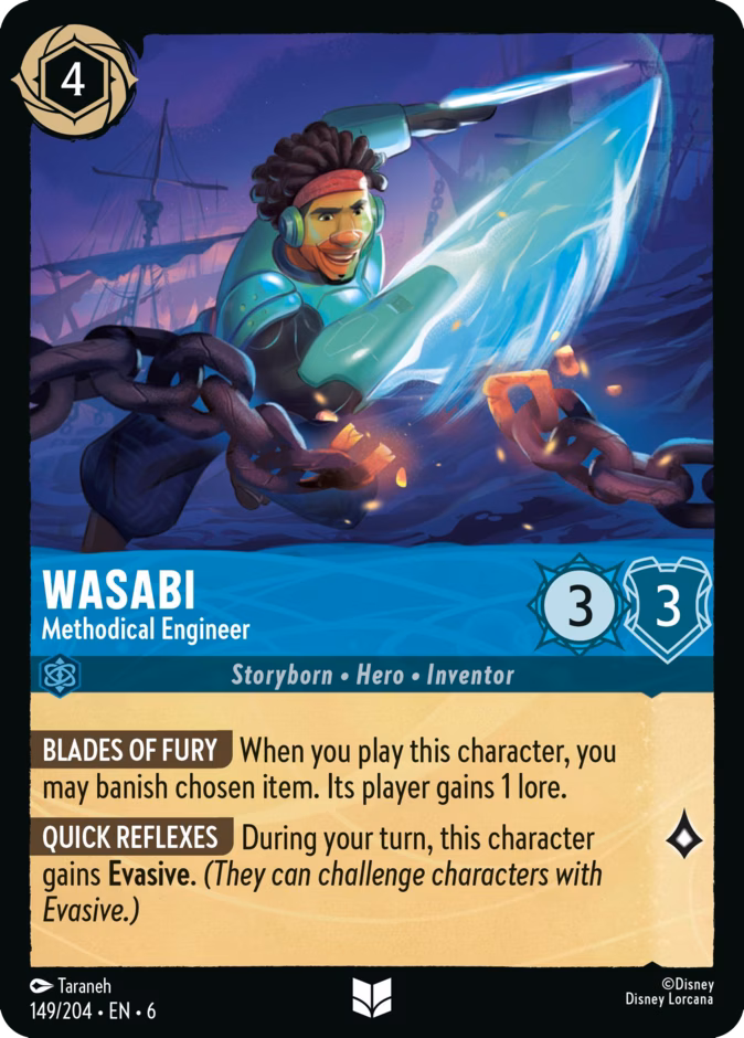 Wasabi - Methodical Engineer 6-149 Lorcana card