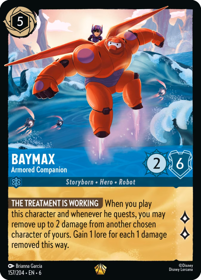 Baymax - Armored Companion 6-157 Lorcana card