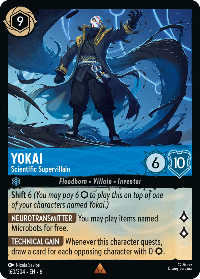 Yokai - Scientific Supervillain 6-160 Lorcana card