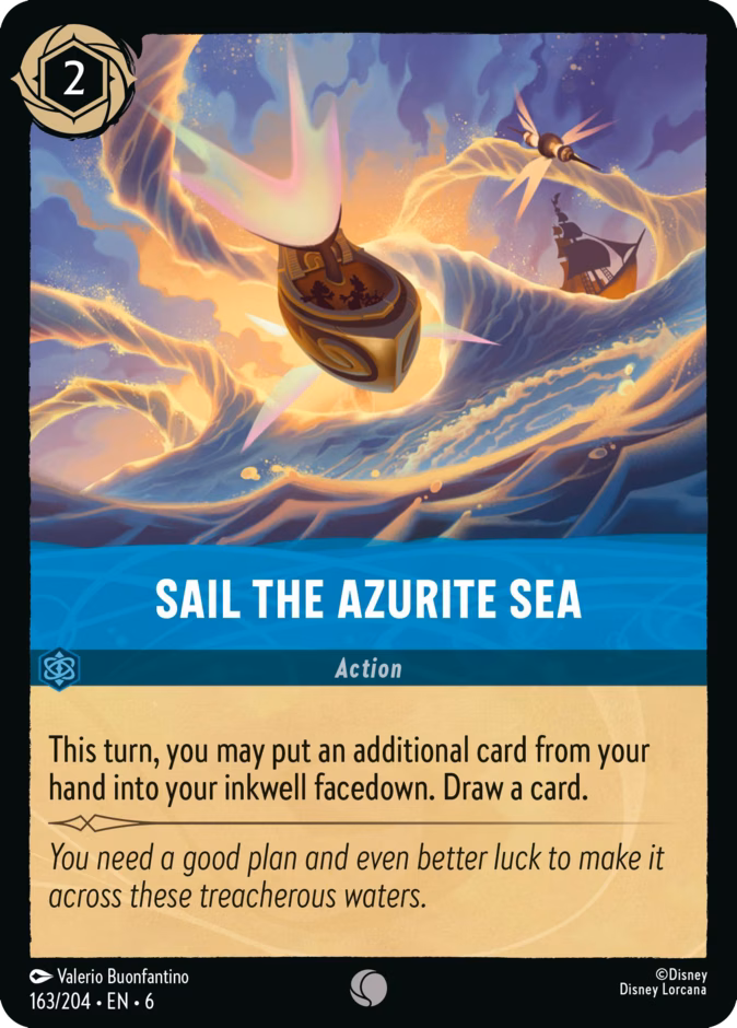 Sail the Azurite Sea 6-163 Lorcana card