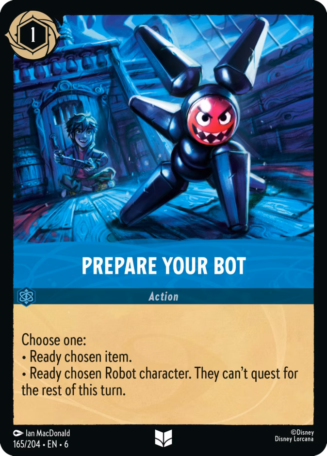 Prepare Your Bot 6-165 Lorcana card