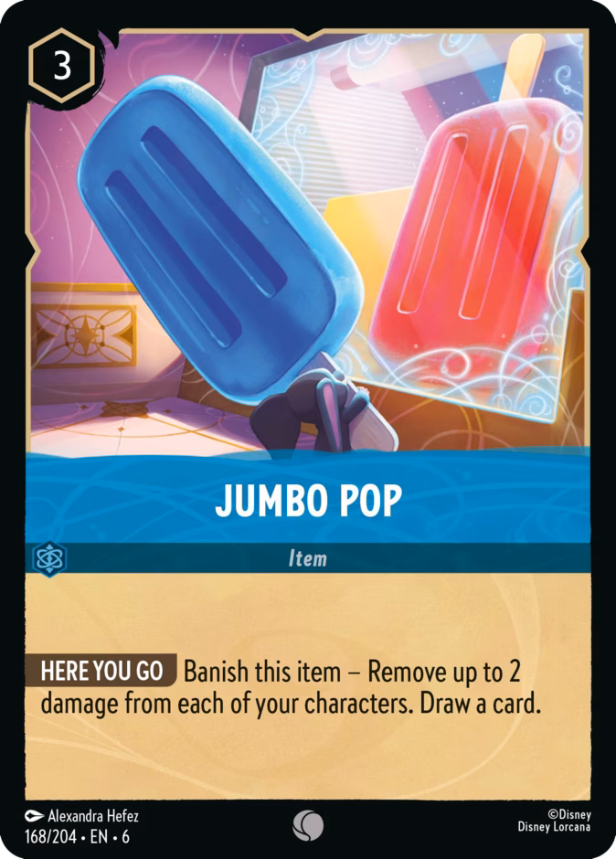 Jumbo Pop 6-168 Lorcana card