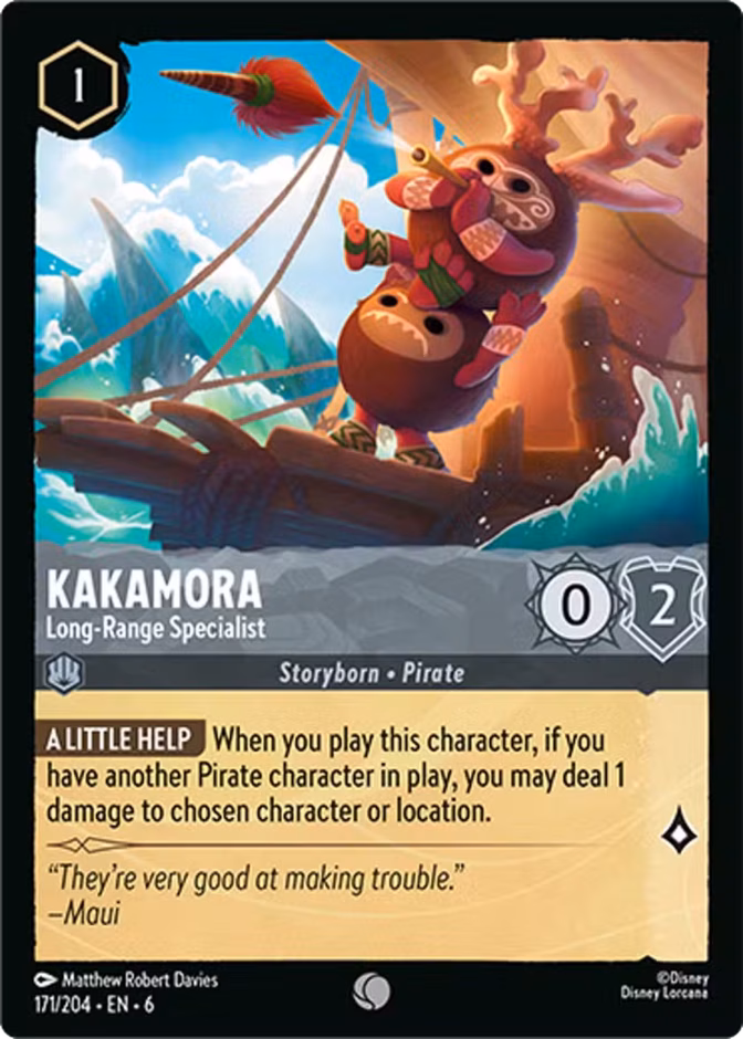 Kakamora - Long-Range Specialist 6-171 Lorcana card