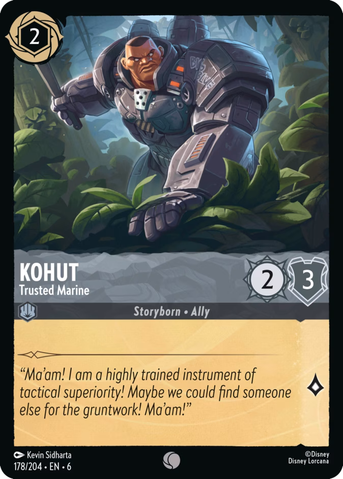 Kohut - Trusted Marine 6-178 Lorcana card