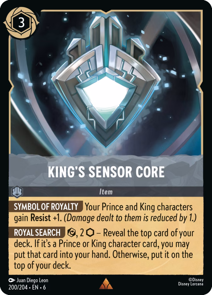 King's Sensor Core 6-200 Lorcana card