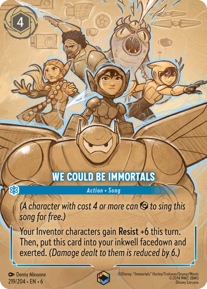 We Could Be Immortals 6-219 Lorcana card