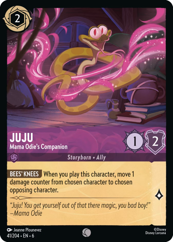 Juju - Mama Odie's Companion 6-41 Lorcana card