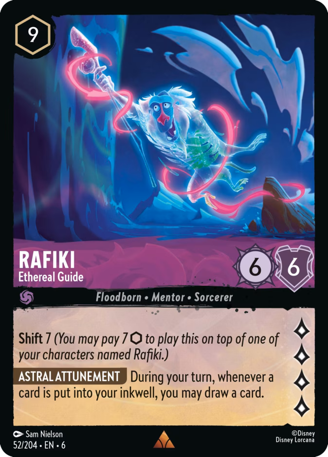 Rafiki - Ethereal Guide 6-52 Lorcana card