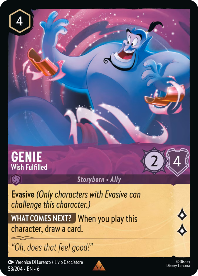 Genie - Wish Fulfilled 6-53 Lorcana card