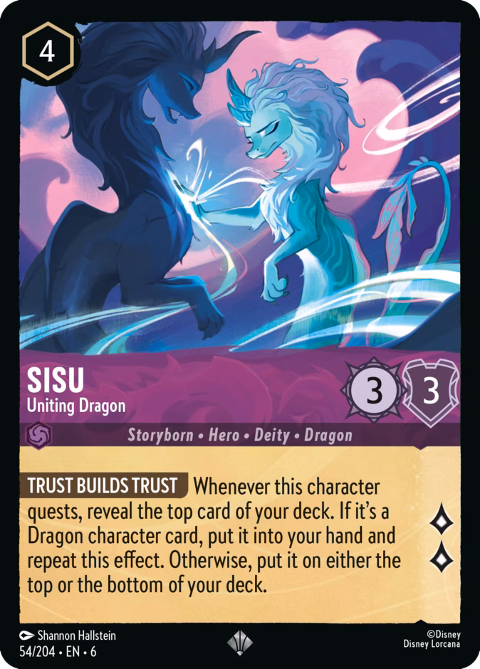 Sisu - Uniting Dragon 6-54 Lorcana card