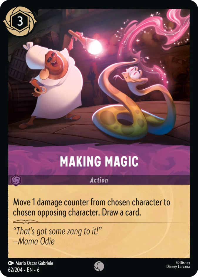 Making Magic 6-62 Lorcana card