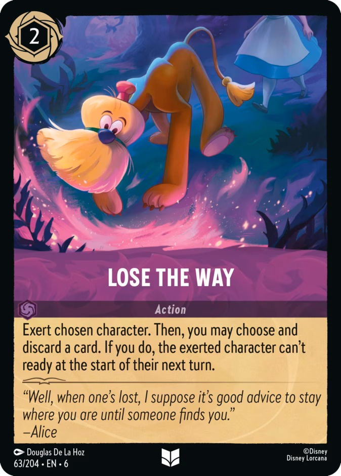 Lose the Way 6-63 Lorcana card