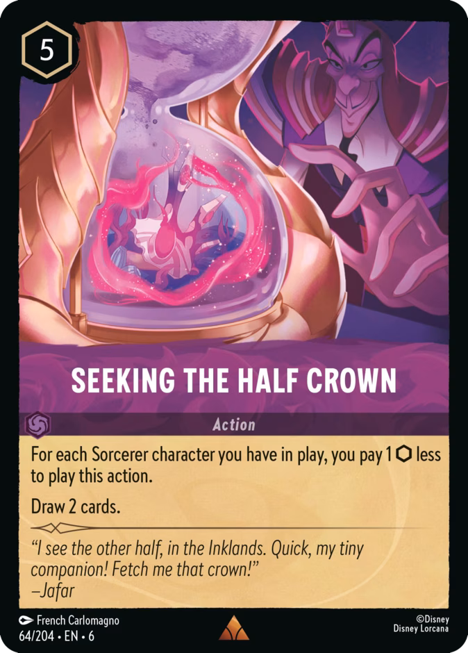 Seeking the Half Crown 6-64 Lorcana card