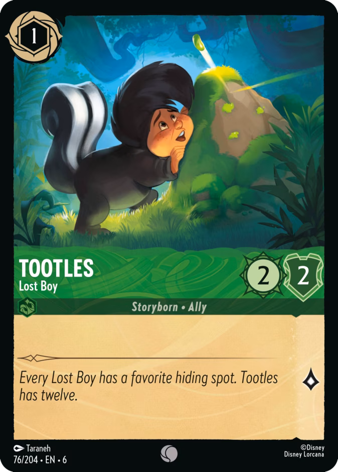 Tootles - Lost Boy 6-76 Lorcana card