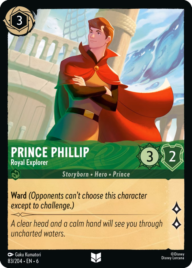 Prince Phillip - Royal Explorer 6-83 Lorcana card