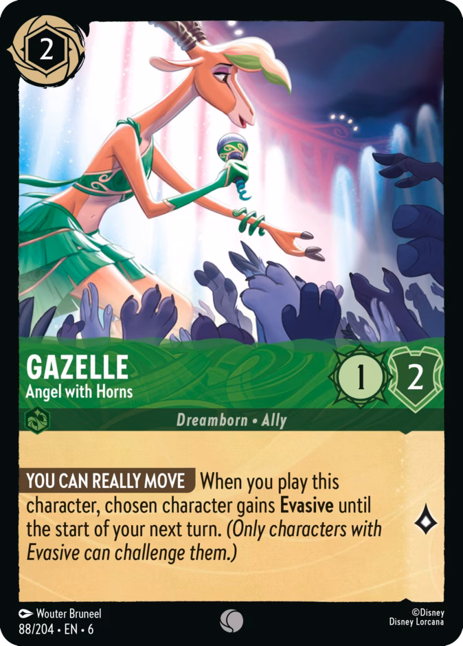 Gazelle - Angel with Horns 6-88 Lorcana card