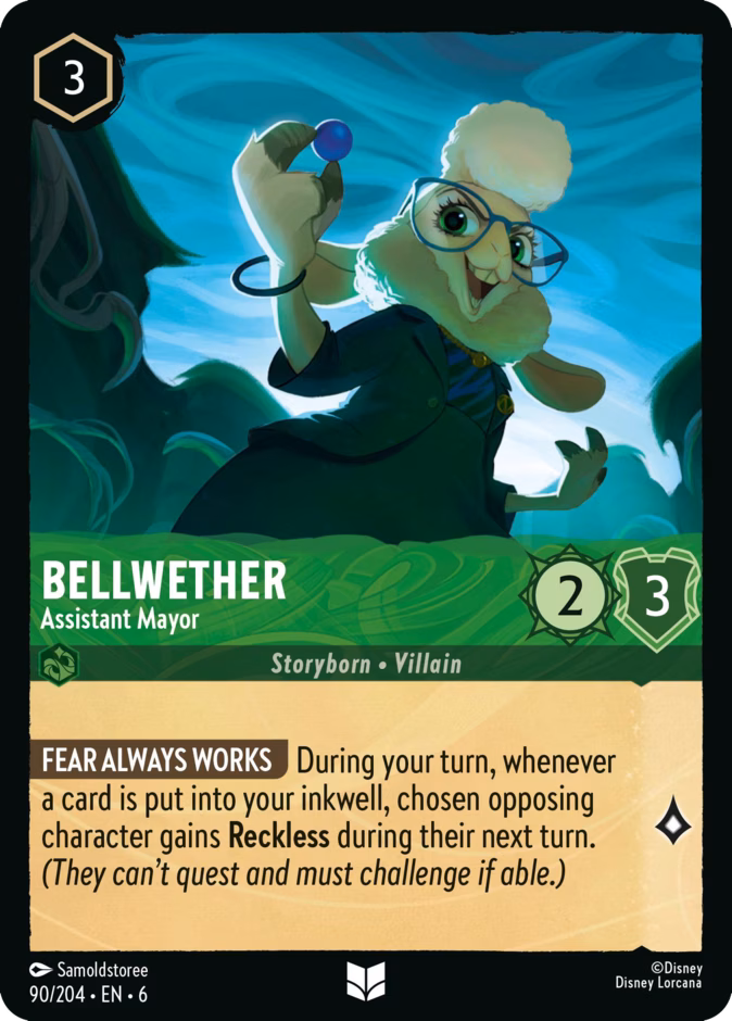 Bellwether - Assistant Mayor 6-90 Lorcana card