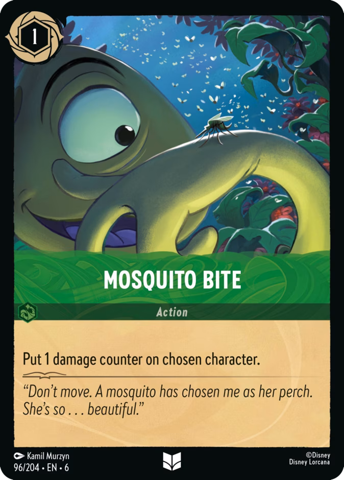 Mosquito Bite 6-96 Lorcana card