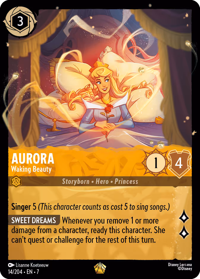 Aurora - Waking Beauty 7-14 Lorcana card