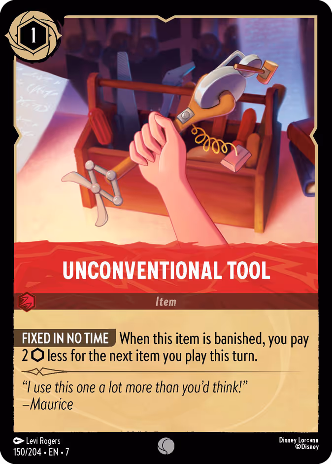 Unconventional Tool 7-150 Lorcana card