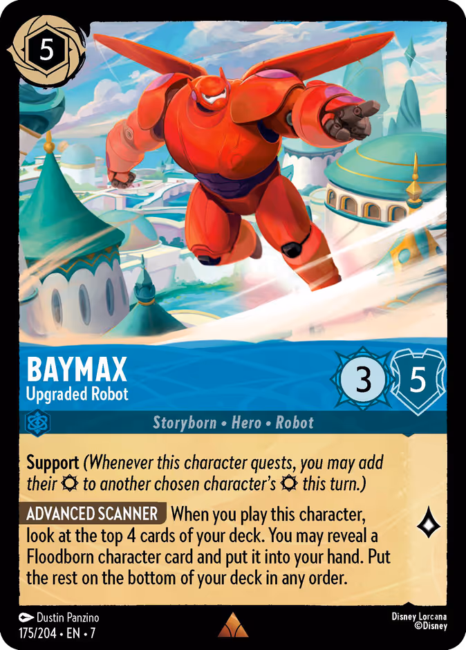 Baymax - Upgraded Robot 7-175 Lorcana card