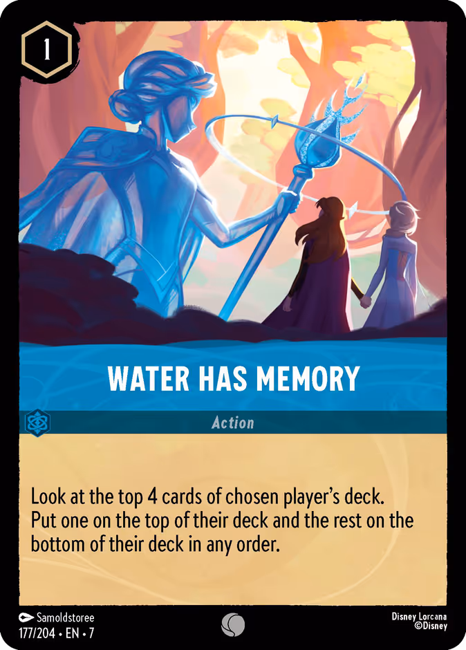 Water Has Memory 7-177 Lorcana card